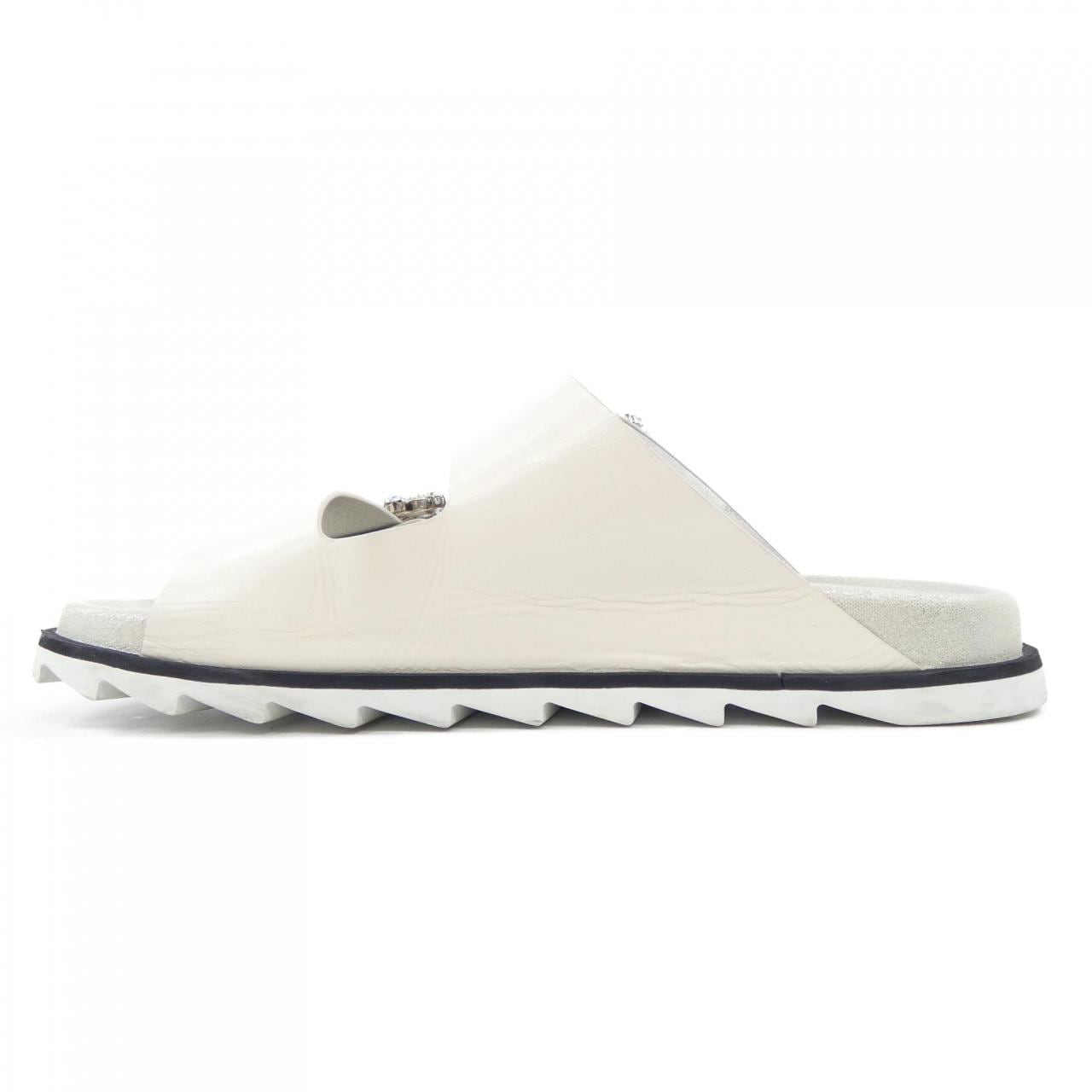 ロジェヴィヴィエ ROGER VIVIER ストラスバックル スライディーヴィヴ サンダル