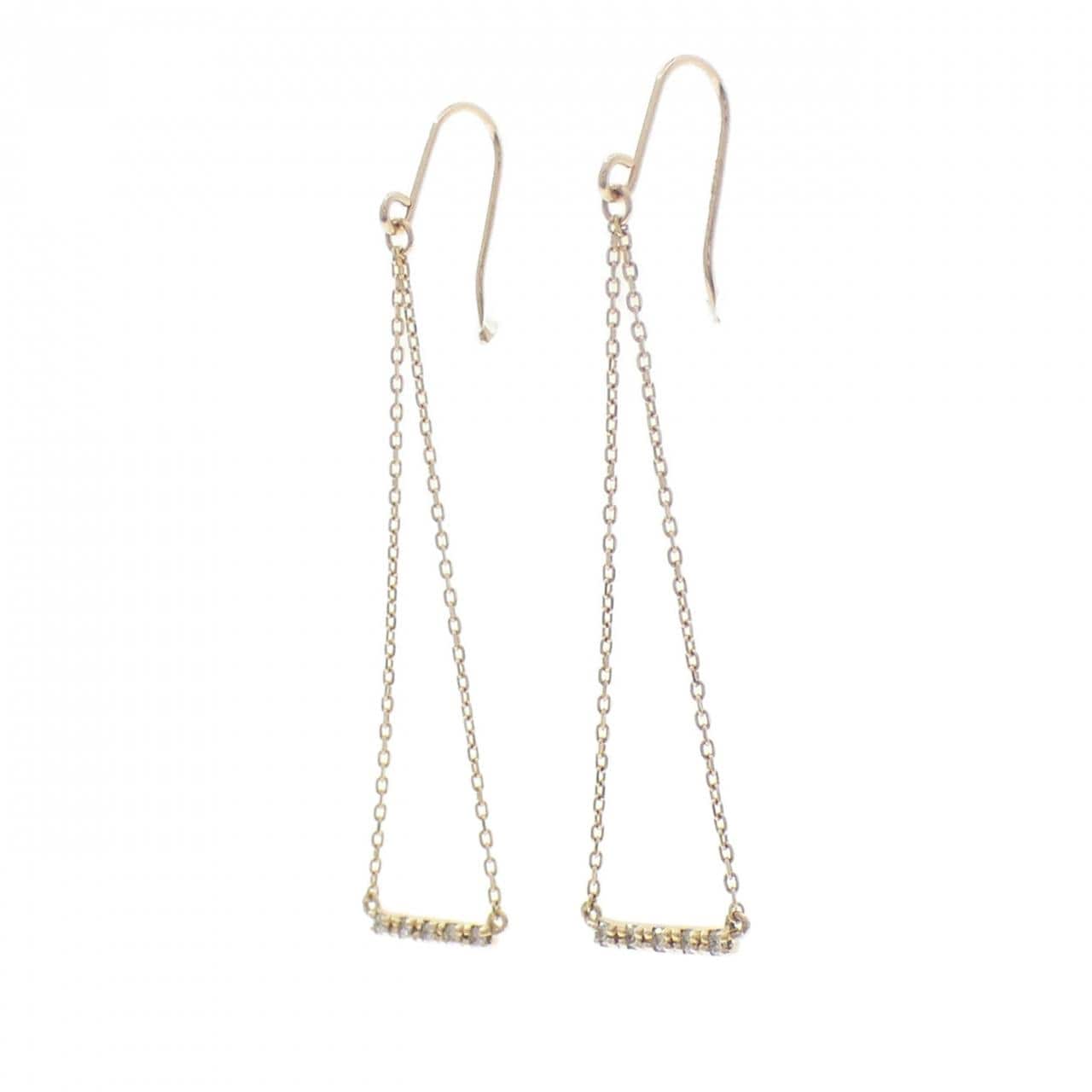 4゜C ダイヤモンド ピアス