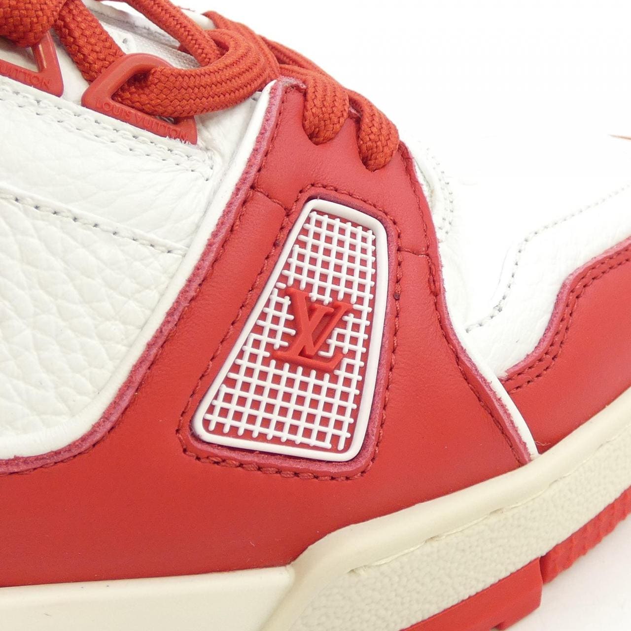 ルイヴィトン LOUIS VUITTON LVトレイナーライン RED スニーカー