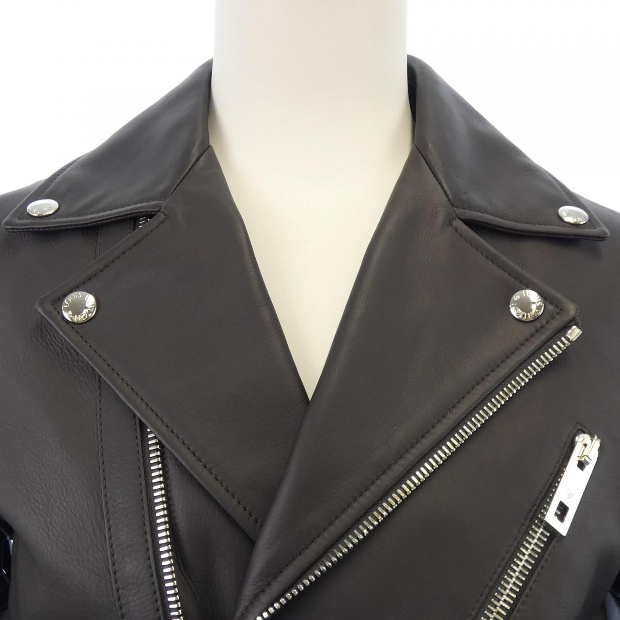 LOUIS VUITTON H5IL08KLU 皮革騎手夾克