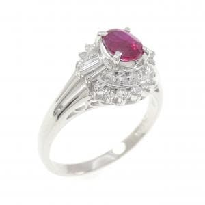 PT900 ルビー リング 0.56CT