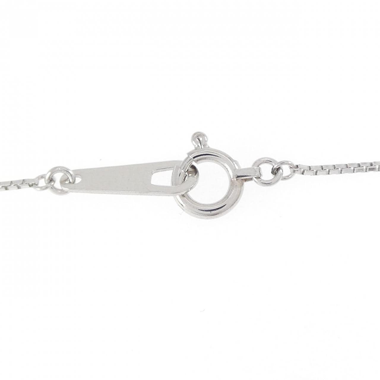 PT900/PT850 フラワー ダイヤモンド ネックレス 0.50CT