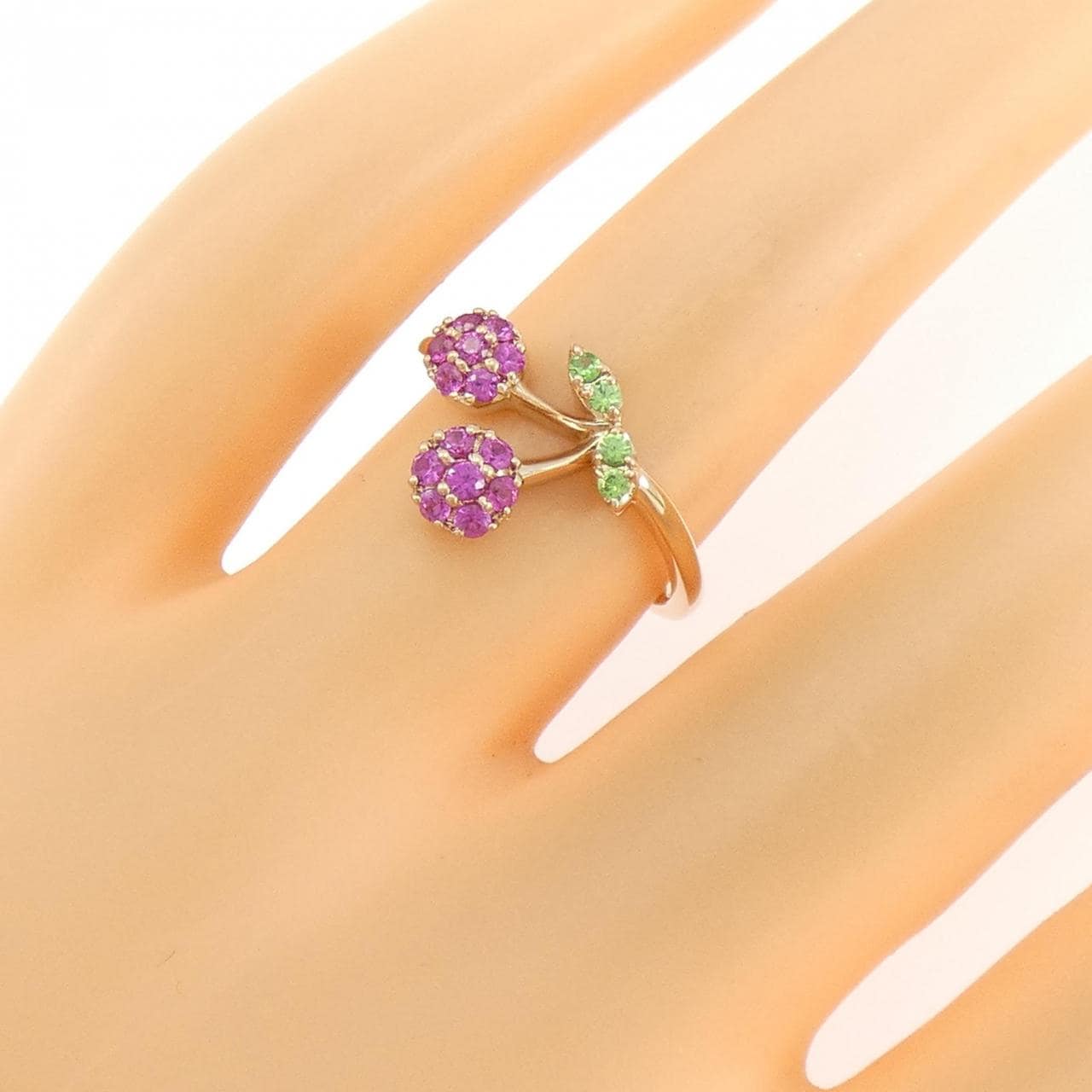 ポンテヴェキオ サファイヤ リング 0.30CT