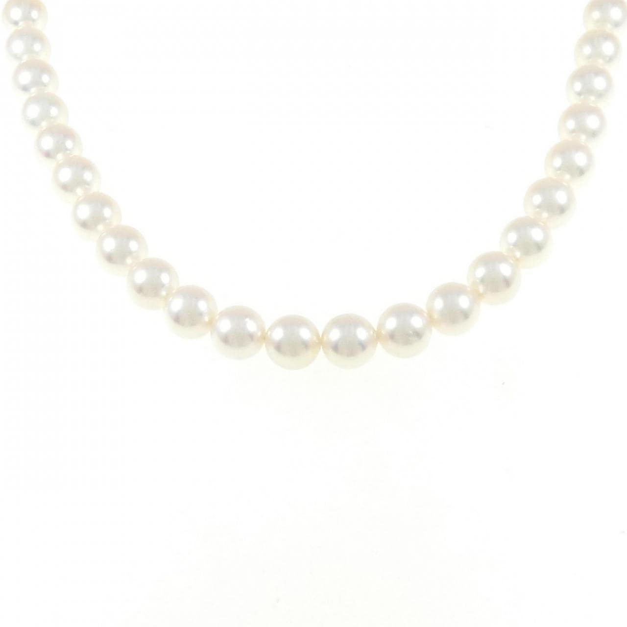 シルバークラスプ アコヤパール ネックレス 7-7.5mm