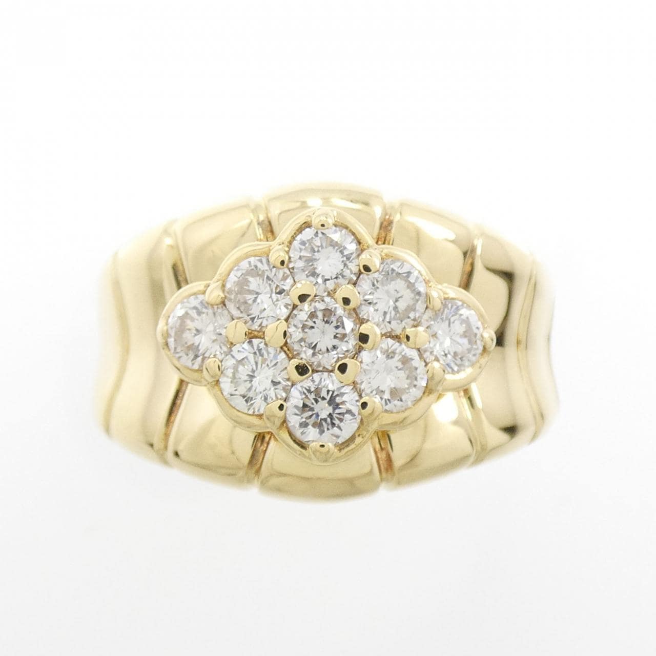 750YG ダイヤモンド リング 0.71CT