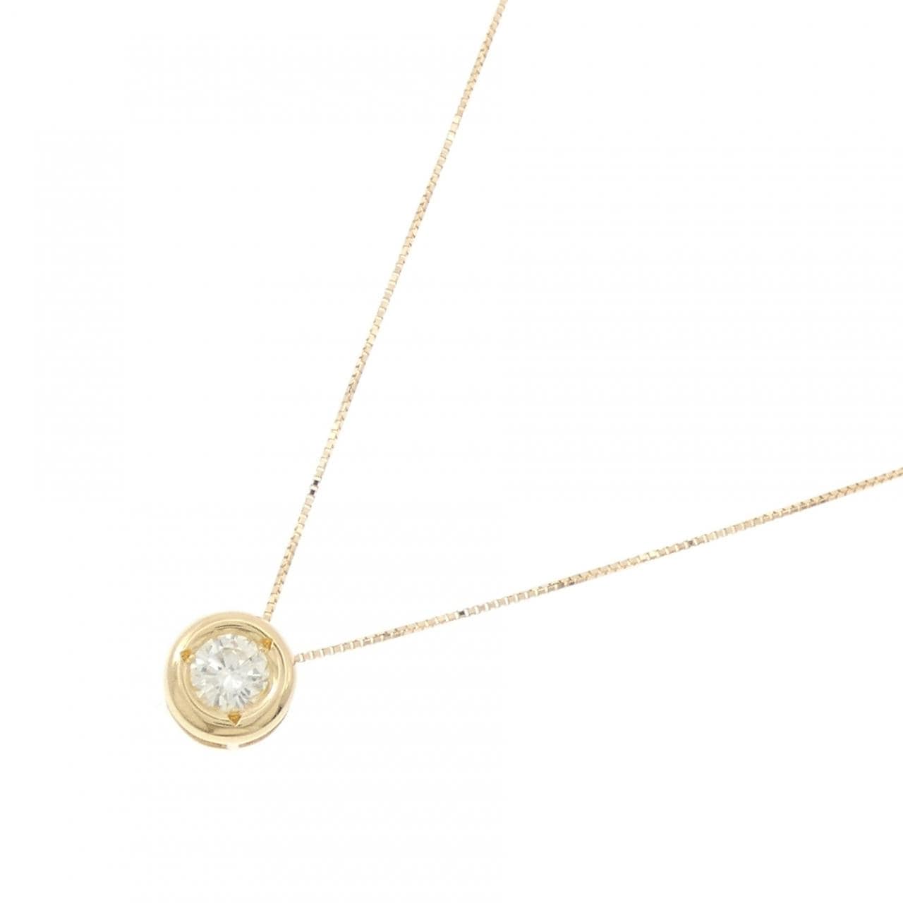 K18YG ダイヤモンド ネックレス 0.55CT