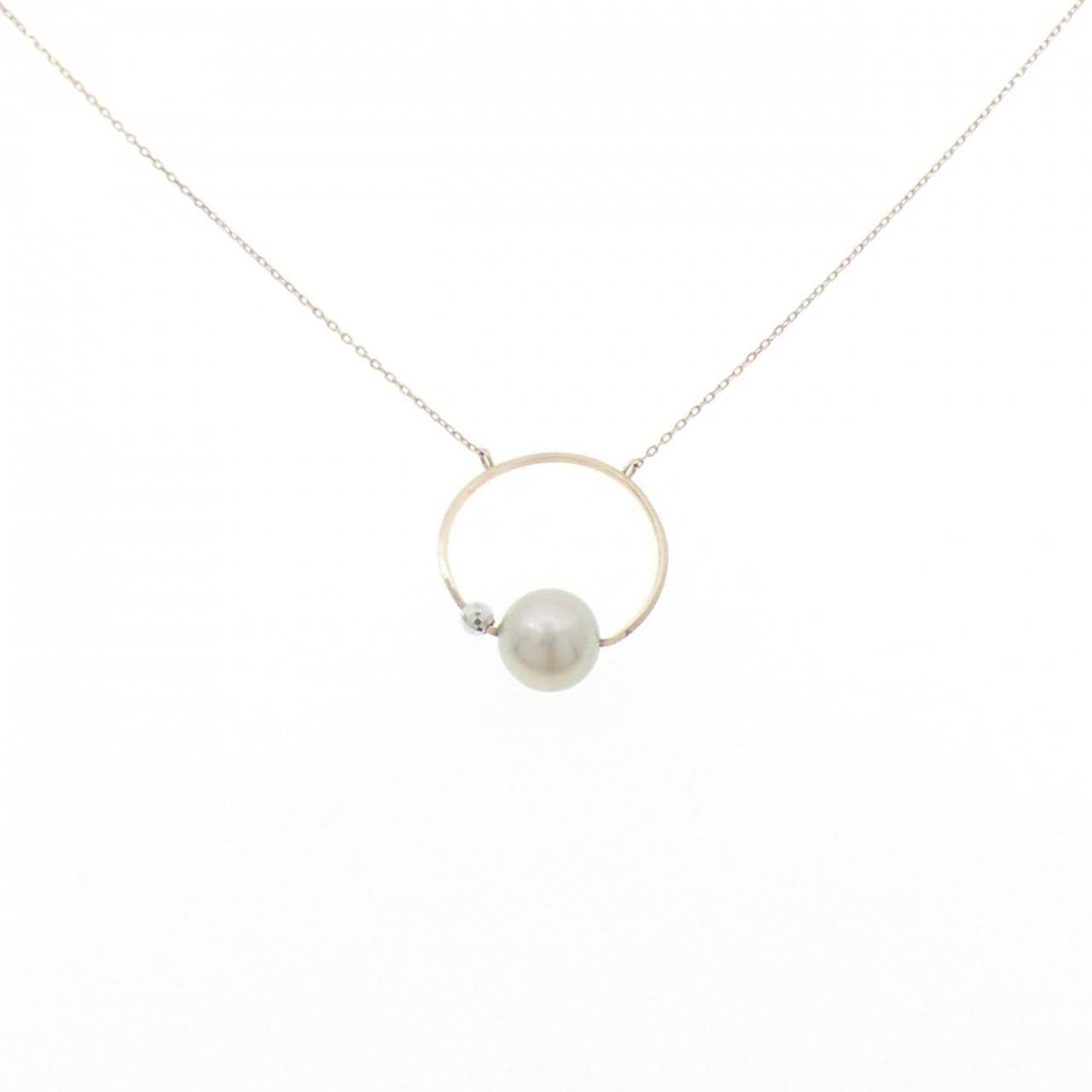 K10YG/K10WG アコヤパール ネックレス 7.0mm