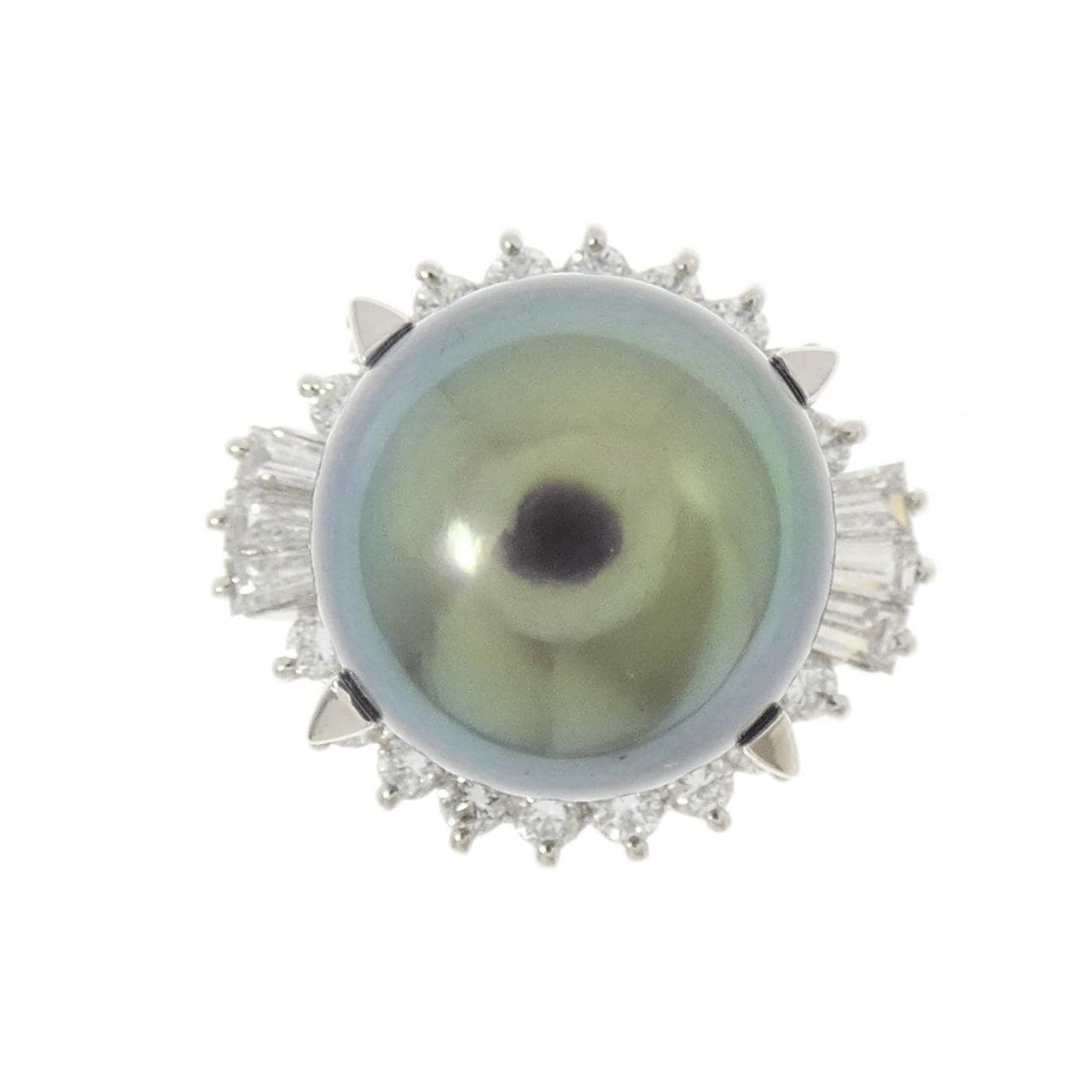 タサキ 黒蝶パール リング 11.2mm