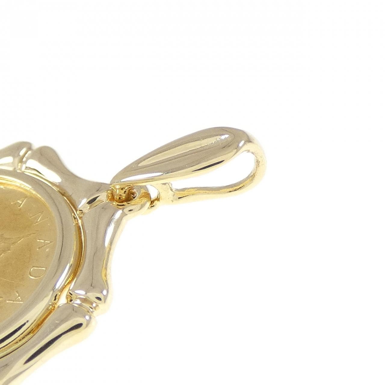 18KYG(枠) コイン ペンダント