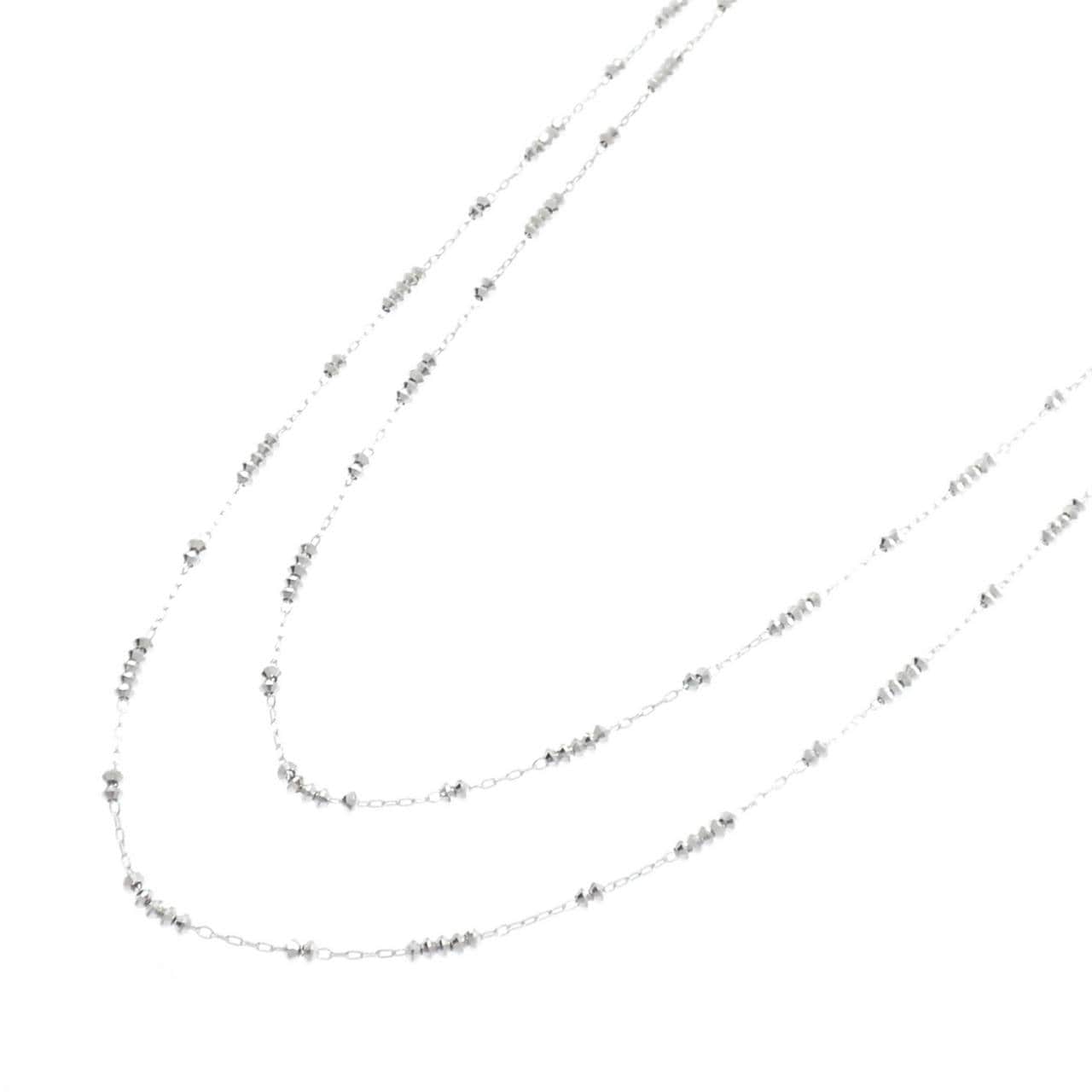 K18WG ネックレス