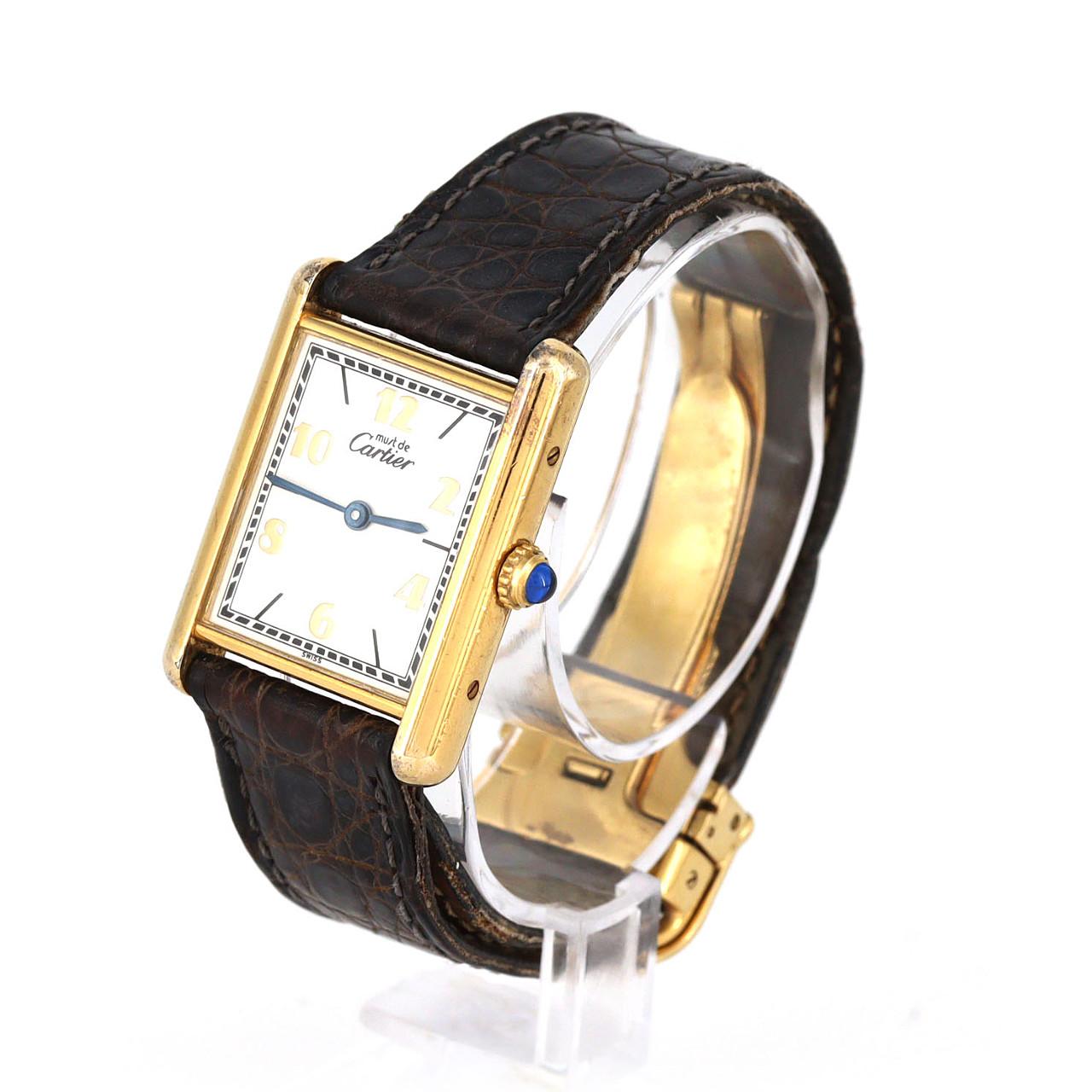 【ノーメンテナンス還元価格】カルティエ マストタンク1925 LM GP W1008254 GP クォーツ