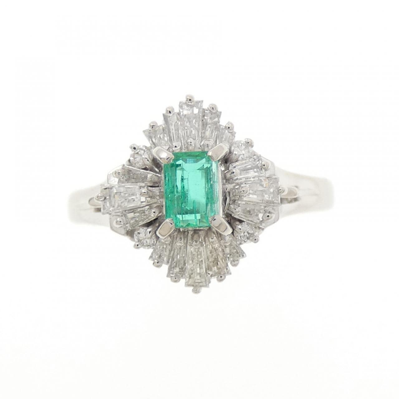 PT900 エメラルド リング 0.23CT