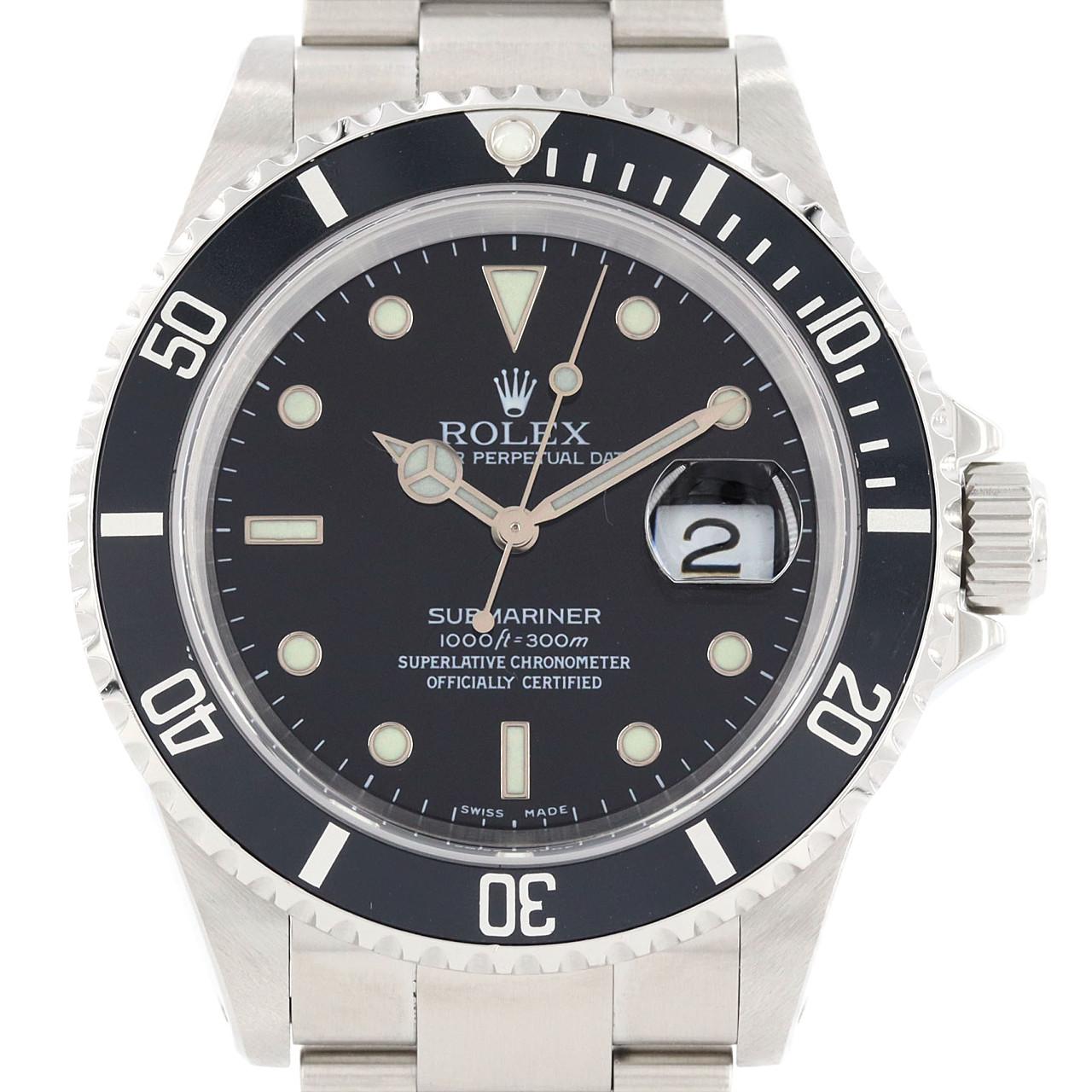 ROLEX Submariner Date 16610 SS Automatic Y number