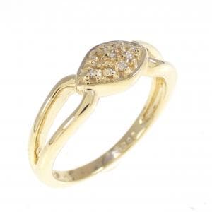 K18YG ダイヤモンド リング 0.03CT
