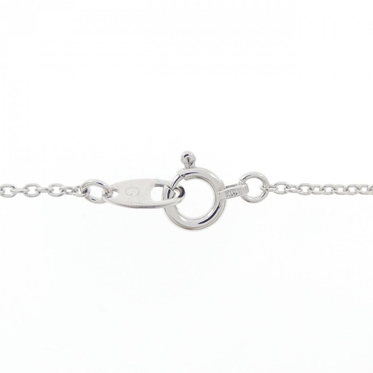 K18WG ダイヤモンド ネックレス 0.33CT
