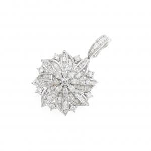 K18WG Diamond Pendant 1.10CT