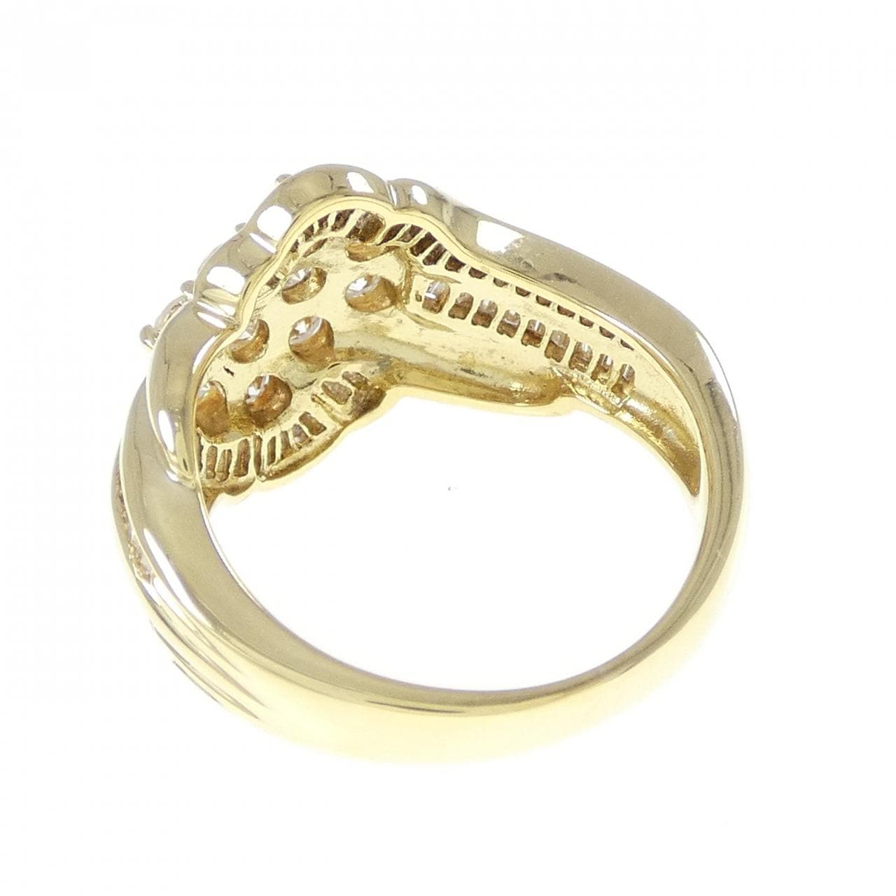 K18YG ダイヤモンド リング 1.07CT