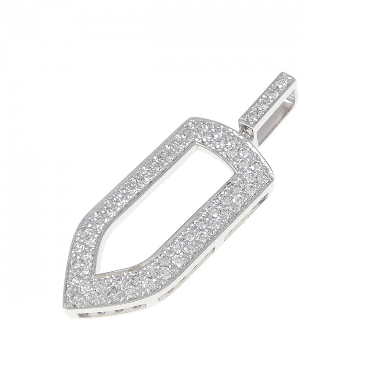 PT900 ダイヤモンド ペンダント 0.50CT