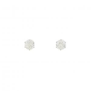 PT900 ダイヤモンド ピアス 0.509CT 0.514CT K VS2-SI2 VG-GOOD