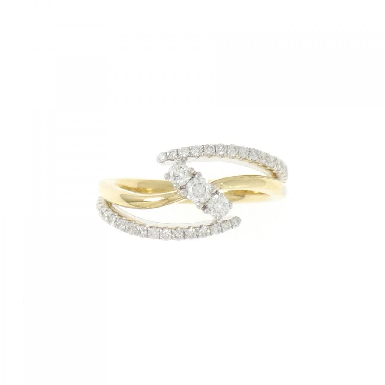 K18YG/K18WG Diamond ring 0.40CT