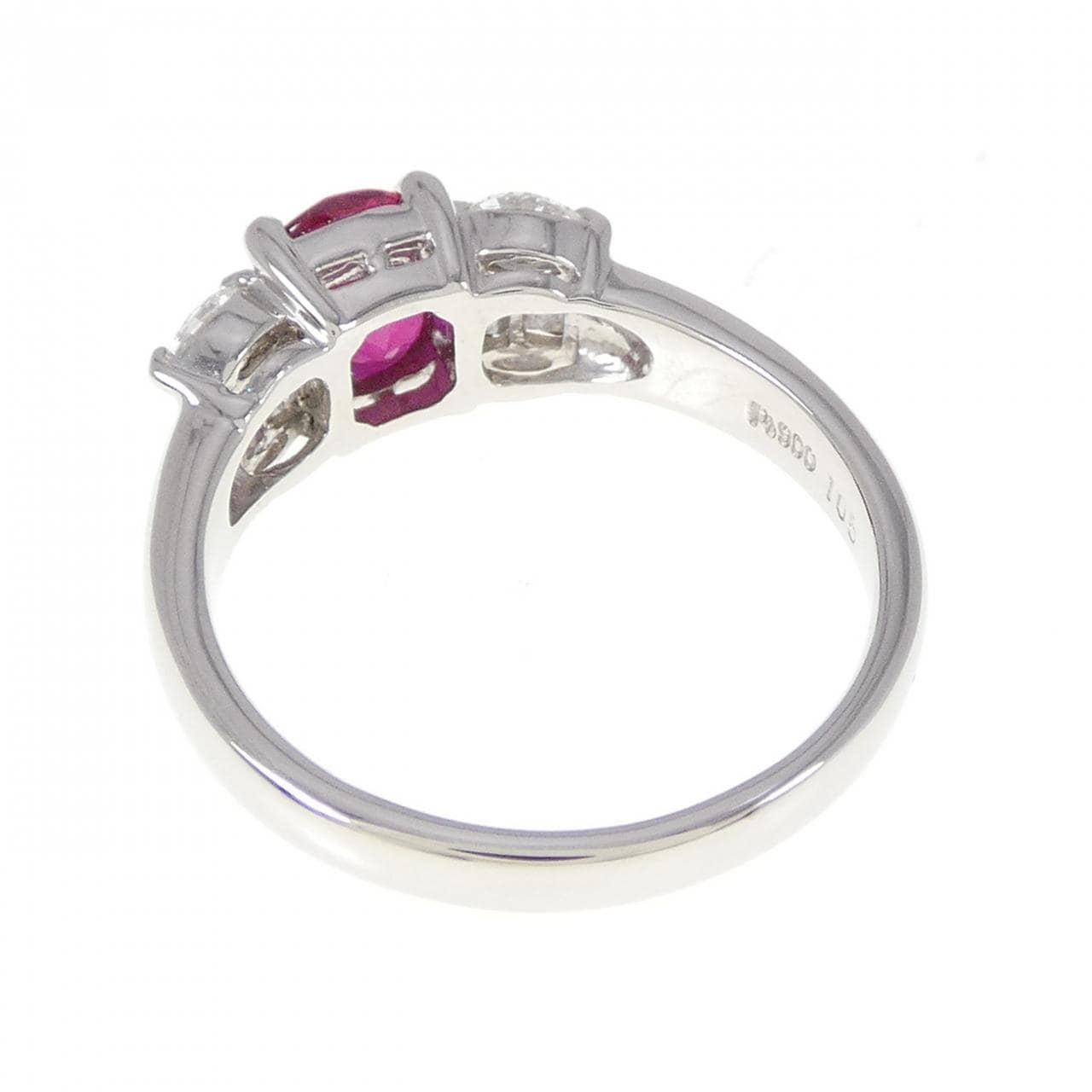 PT900 ルビー リング 1.05CT