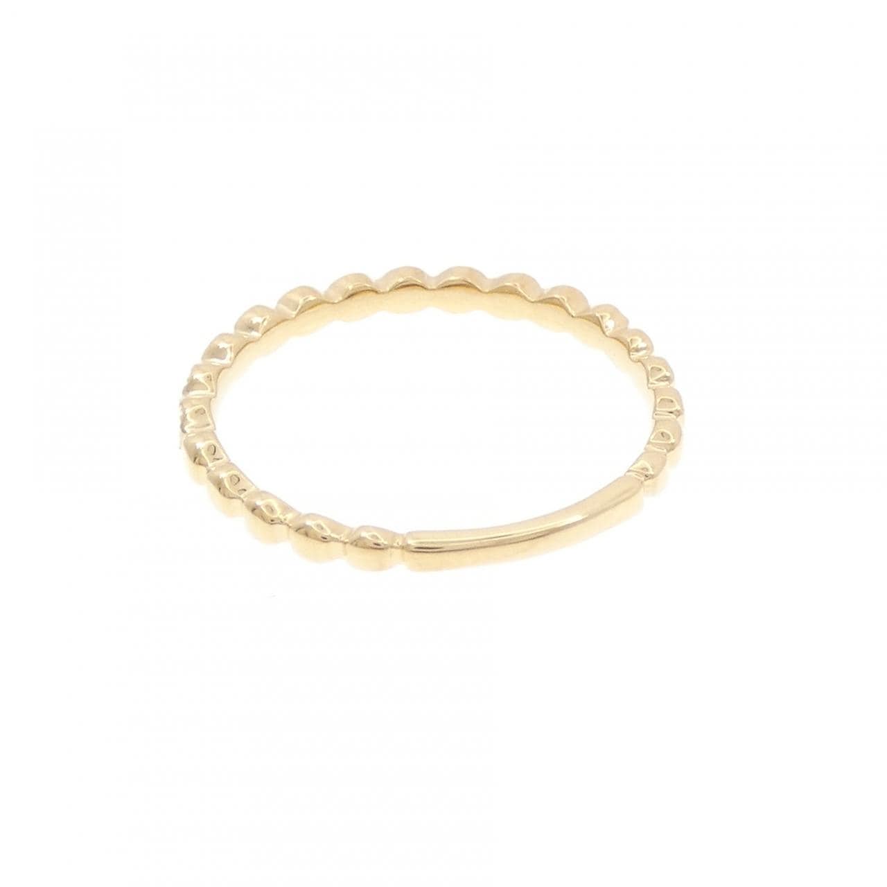 【リメイク】K18YG ダイヤモンド リング 0.10CT