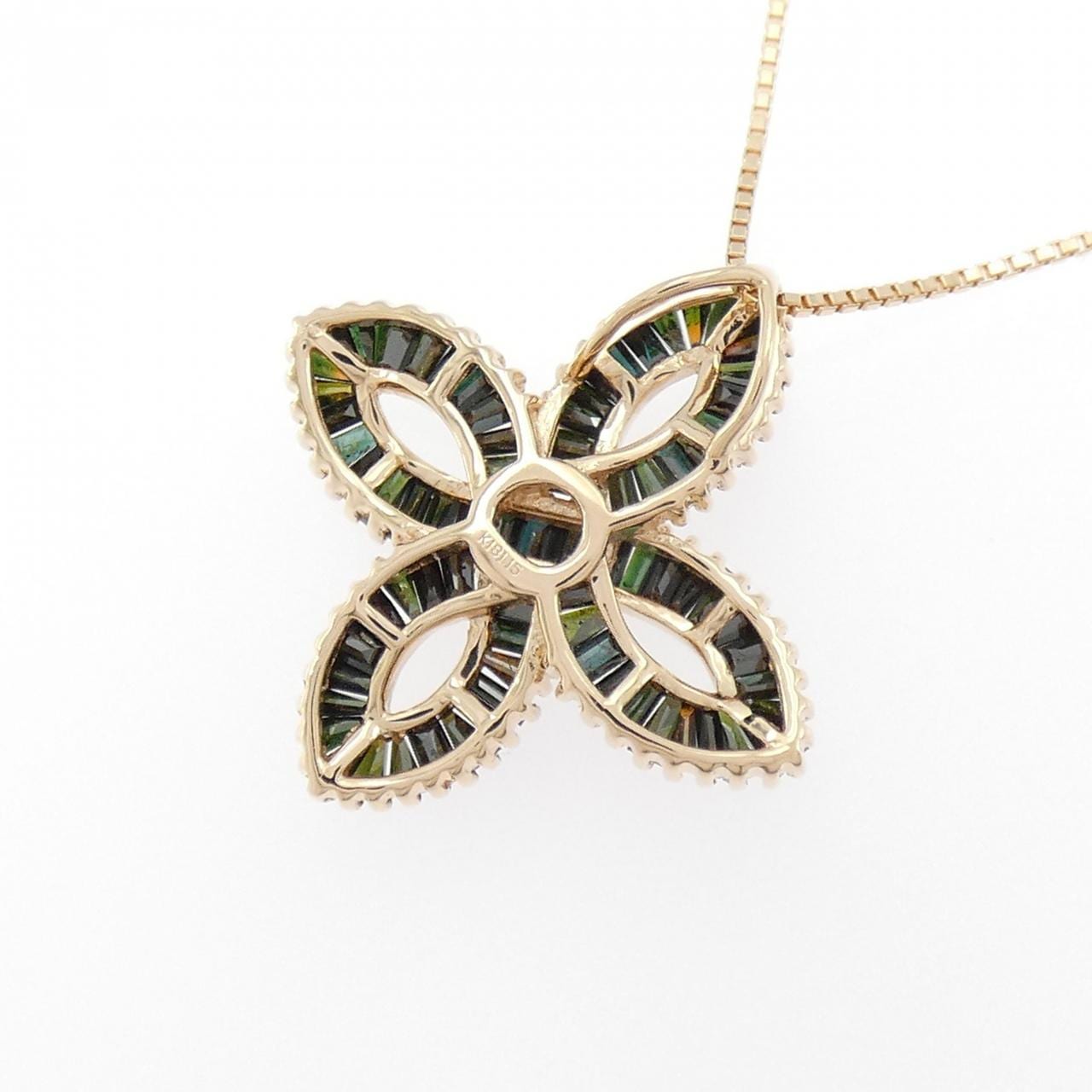 K18PG ダイヤモンド ネックレス 1.15CT