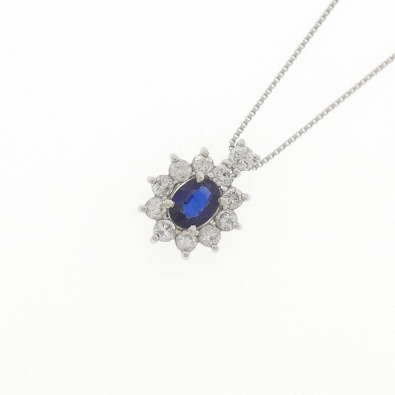 PT900/PT850 サファイヤ ネックレス 0.50CT