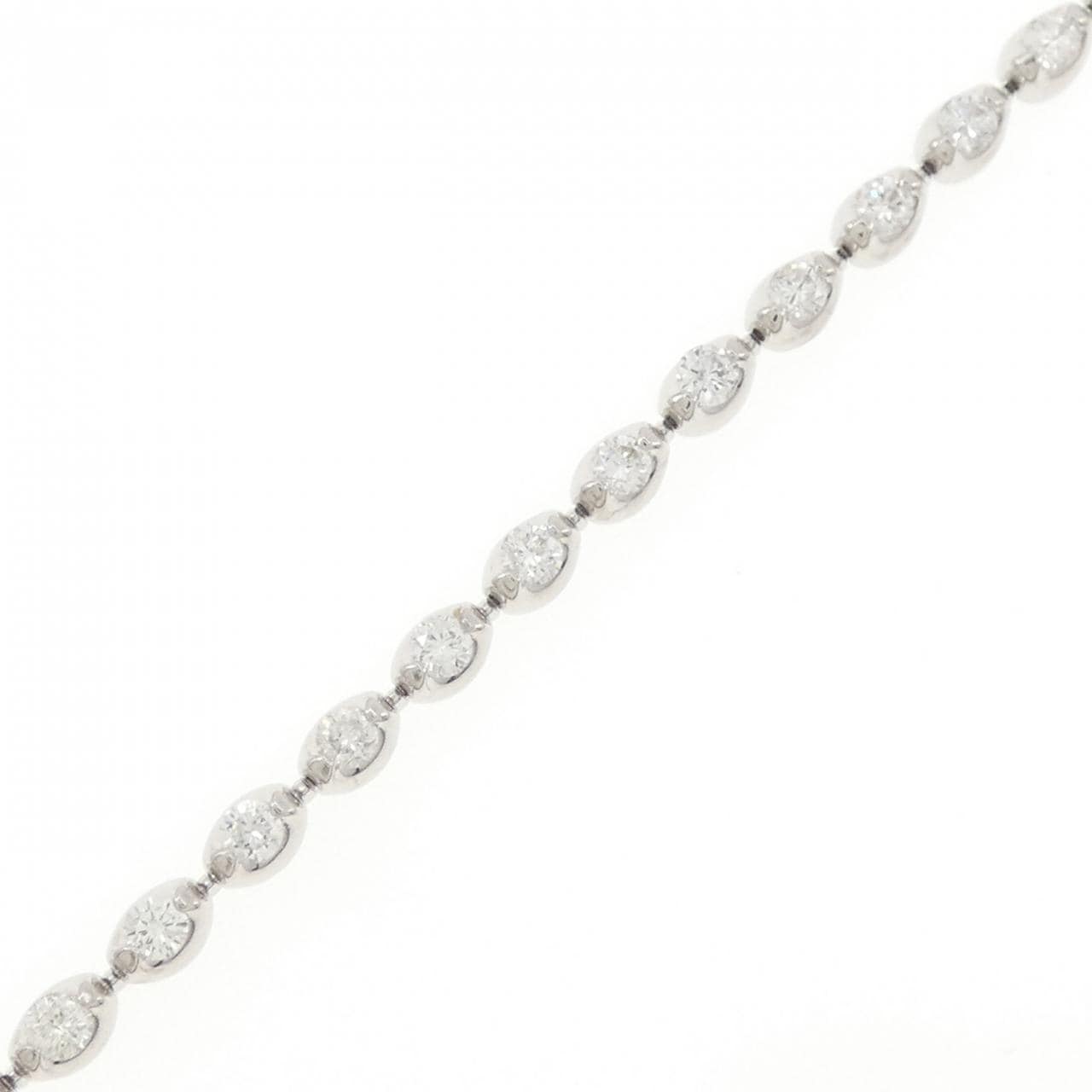 K18WG ダイヤモンド ブレスレット 2.00CT