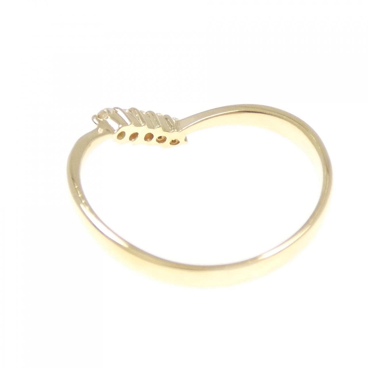 K18YG ダイヤモンド リング 0.10CT