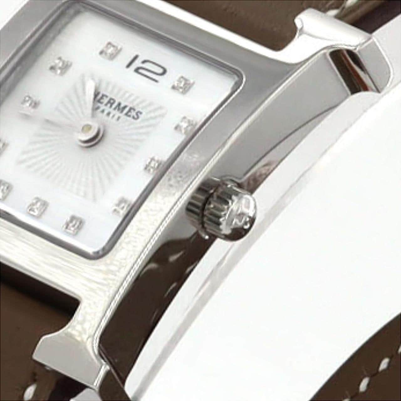 エルメス Hウォッチ･ドゥブルトゥール･11P HH1.210 SS クォーツ