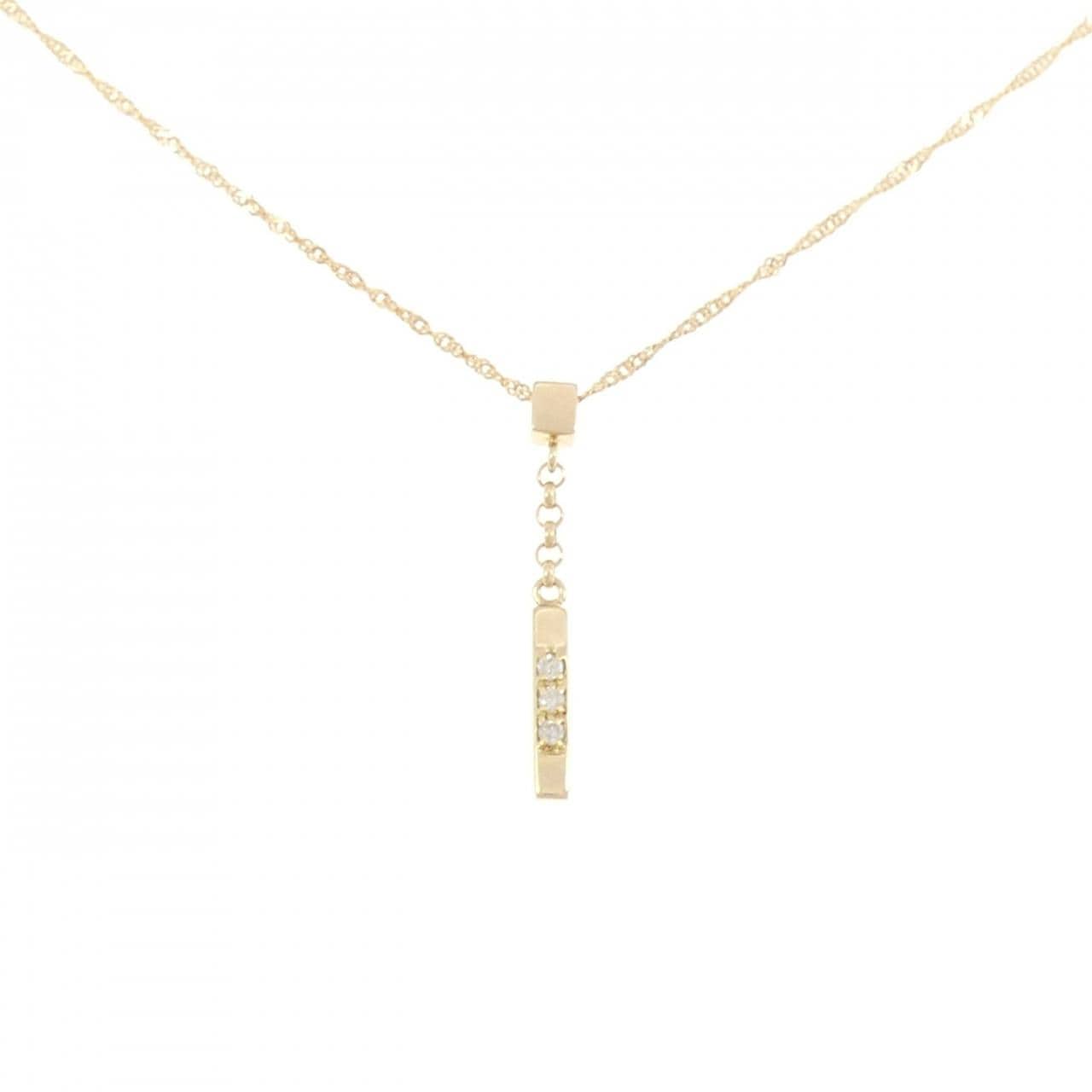 K18YG ダイヤモンド ネックレス 0.03CT