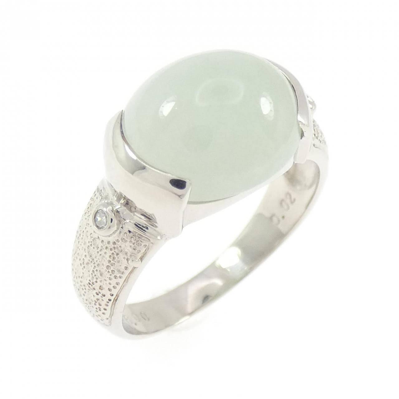 PT900 ヒスイ リング 6.00CT