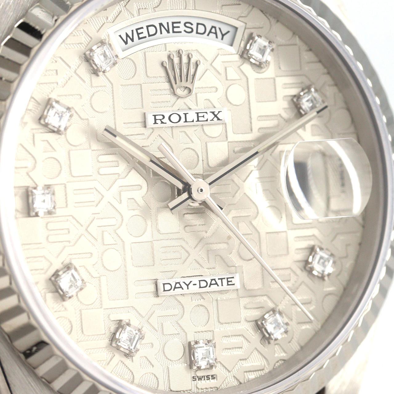 ロレックス デイデイト 18239G. WG 自動巻 E番