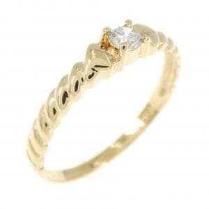 K18YG ダイヤモンド リング 0.08CT