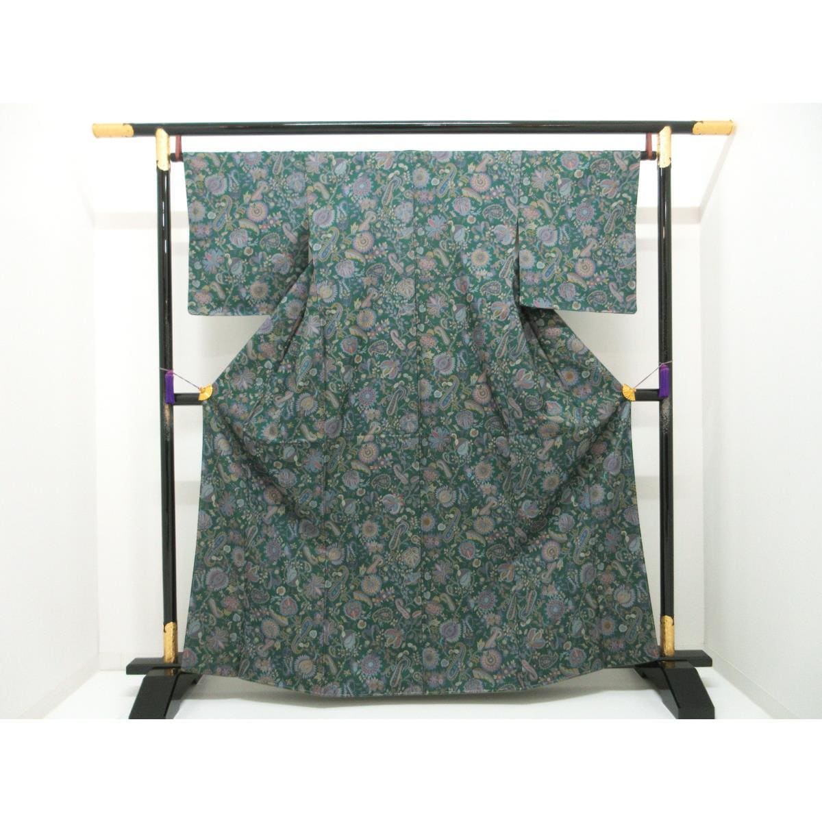 【未使用品】紬　【縞大島紬】