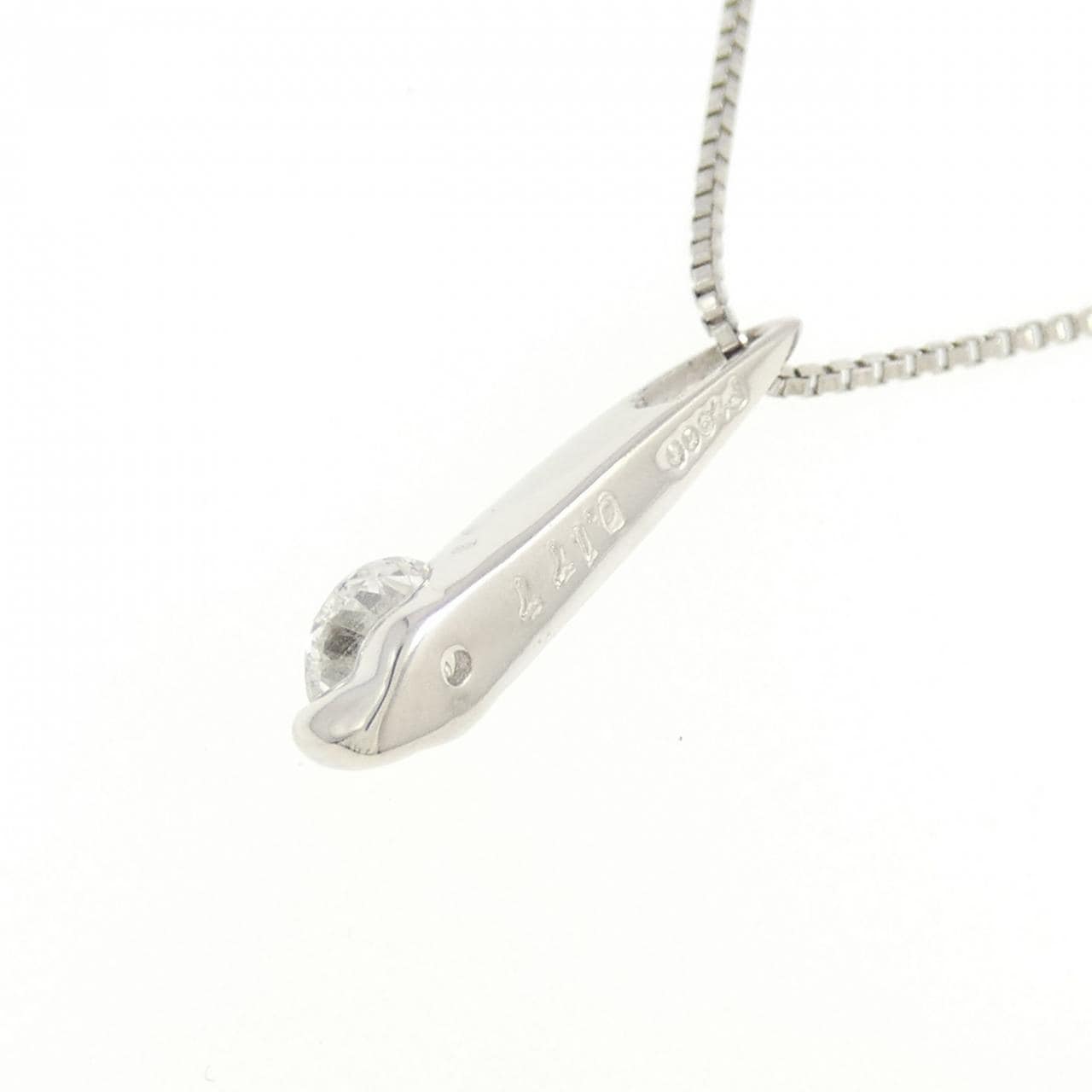 PT900/PT850 ダイヤモンド ネックレス 0.177CT