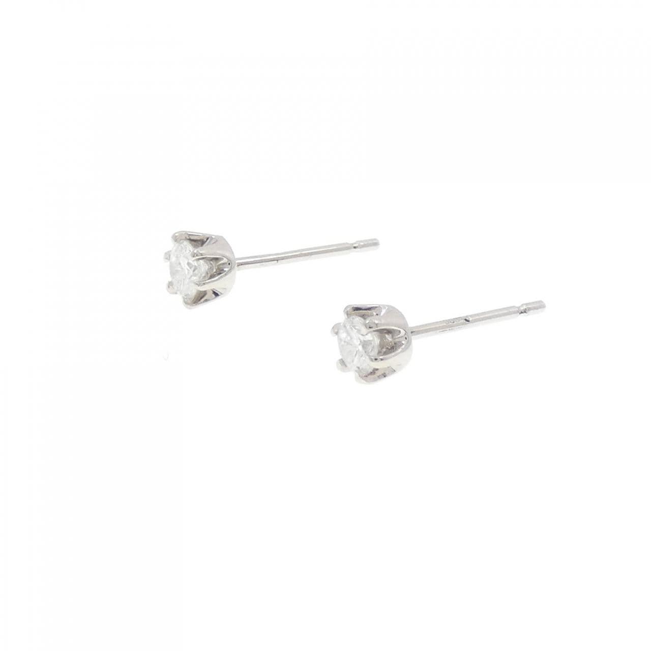 PT900单钻钻石耳环 0.20CT