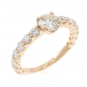 K18PG ダイヤモンド リング 0.525CT