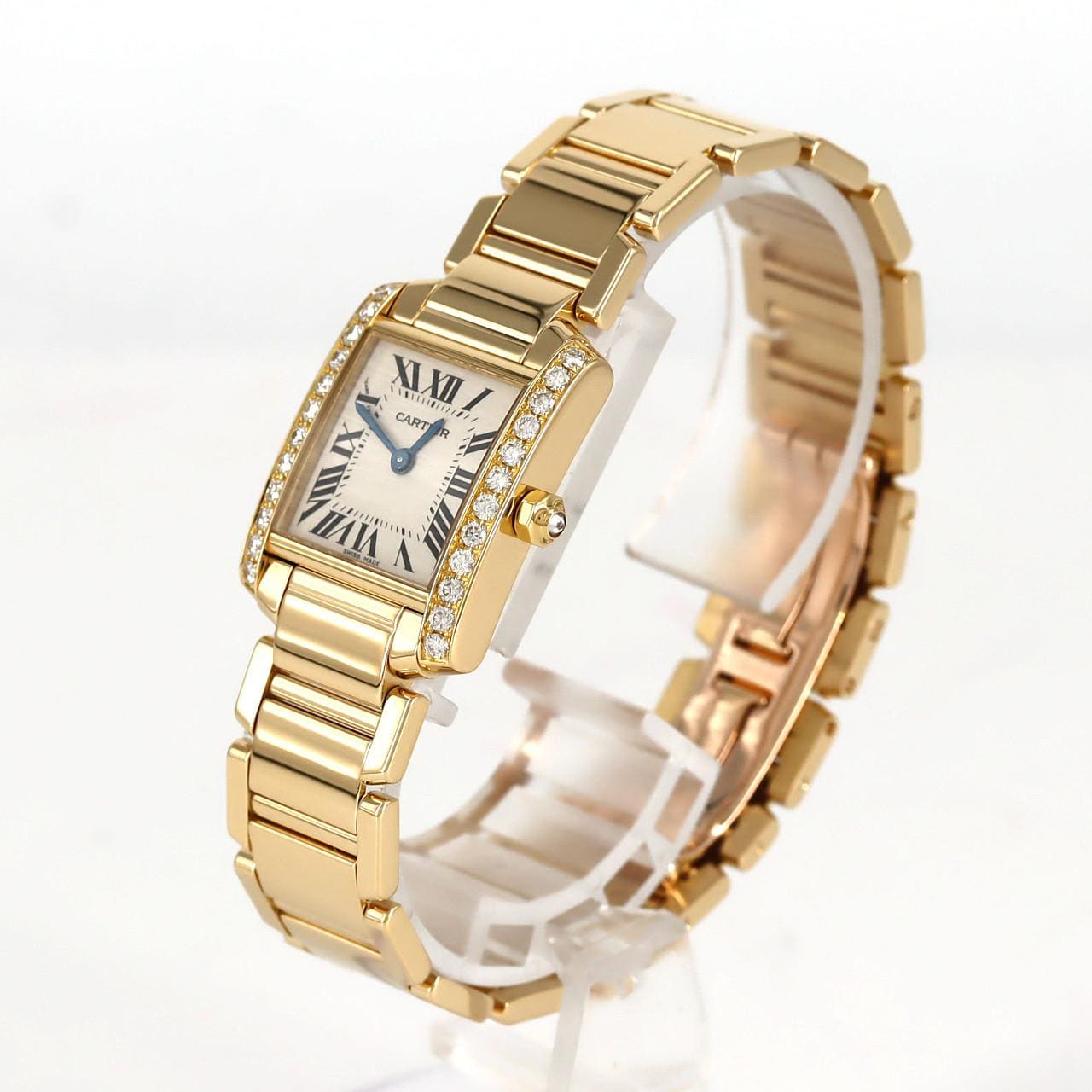 カルティエ タンクフランセーズSM YG/D WE1001R8 YG クォーツ
