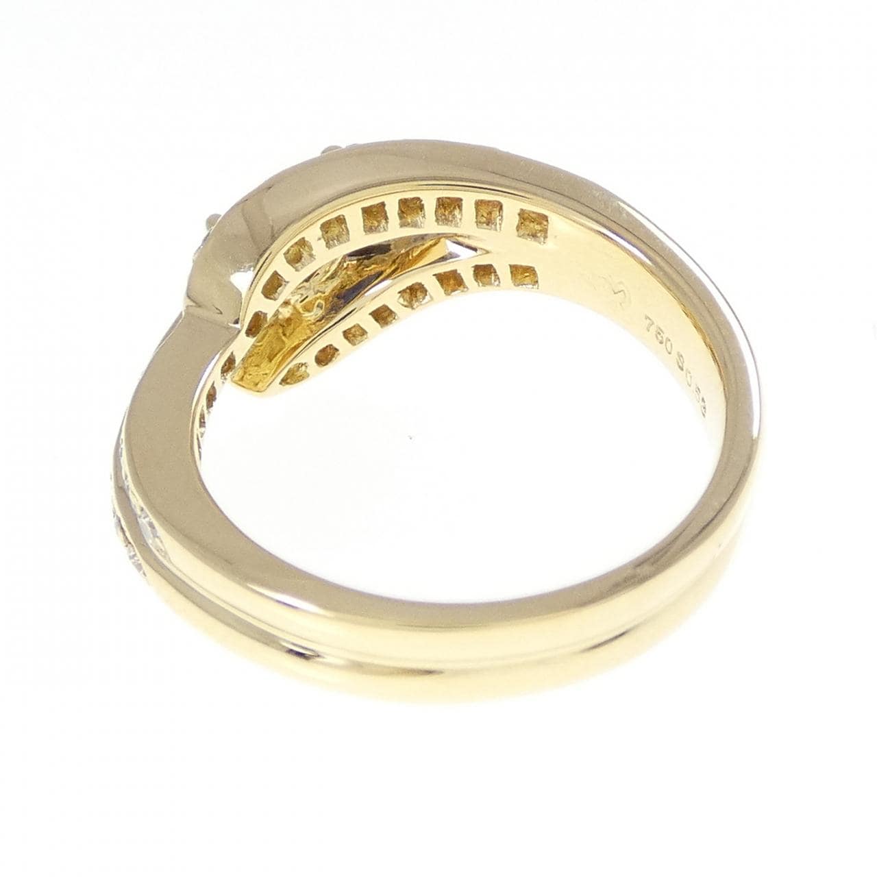 750YG蓝宝石戒指0.53CT