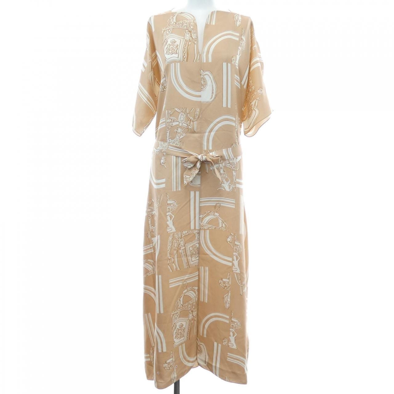 エルメス HERMES EN DESORDRE 4E0543DQ ツイルレーヌ ワンピース