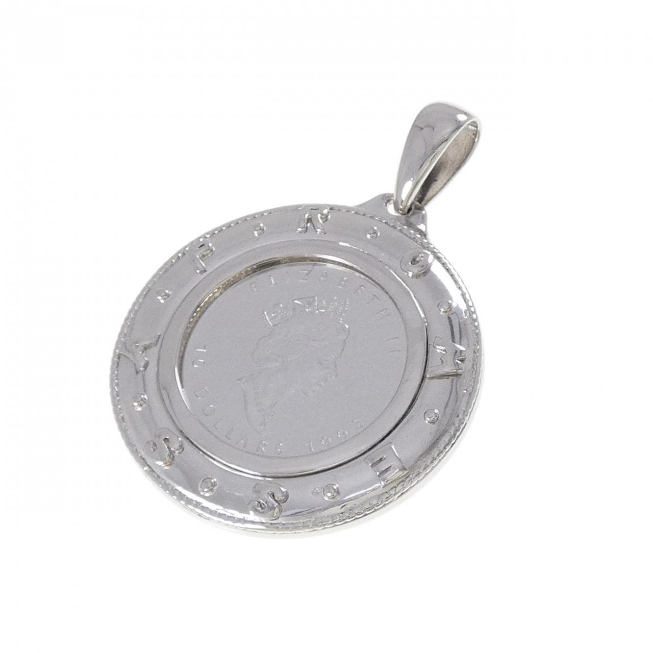 PT900(枠） コイン ペンダント
