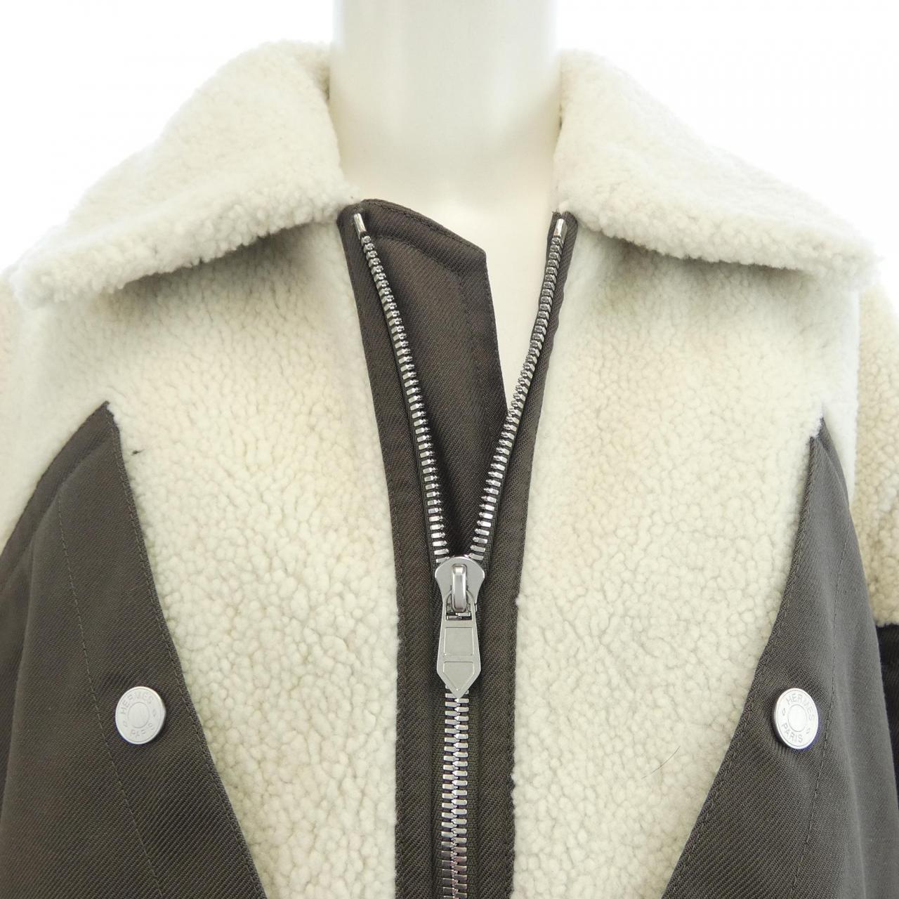 エルメス HERMES *12-5012 ムートンジャケット