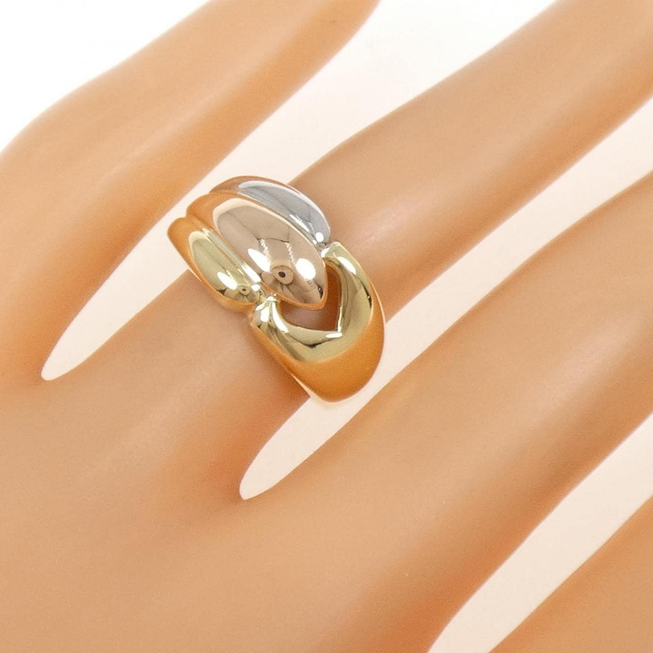 K18スリーカラー リング