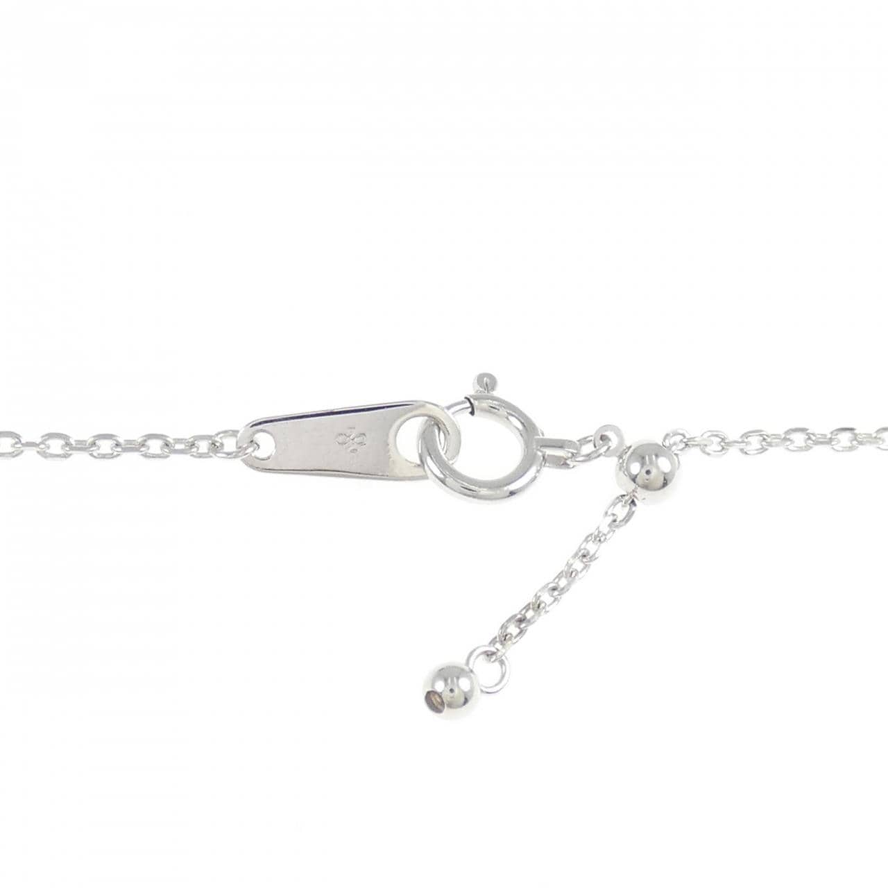 K18WG ダイヤモンド ネックレス 0.24CT