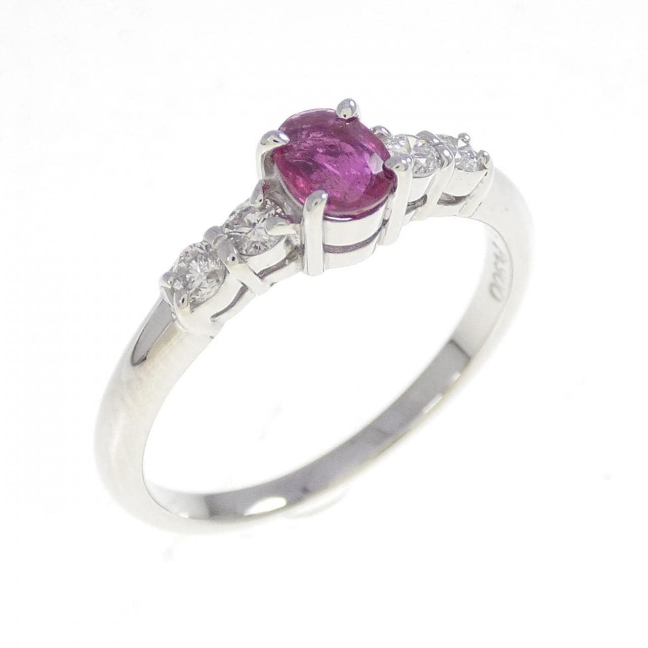 PT900 ルビー リング