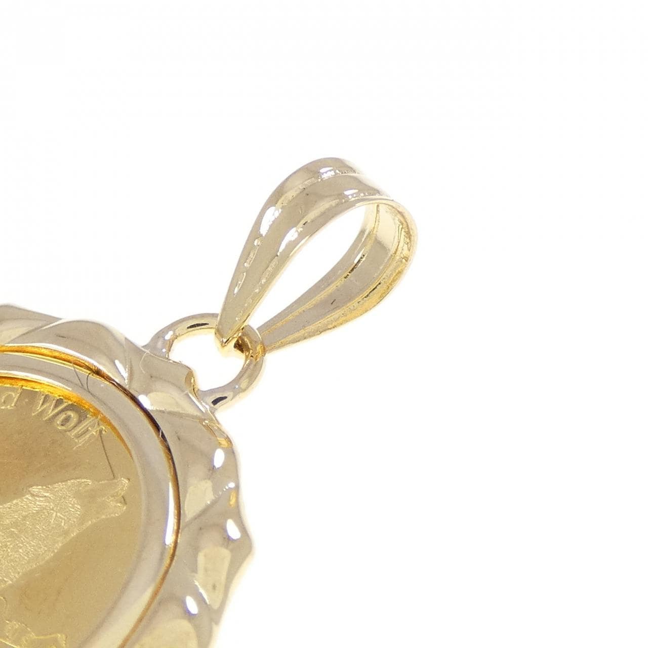 K18YG コイン ペンダント