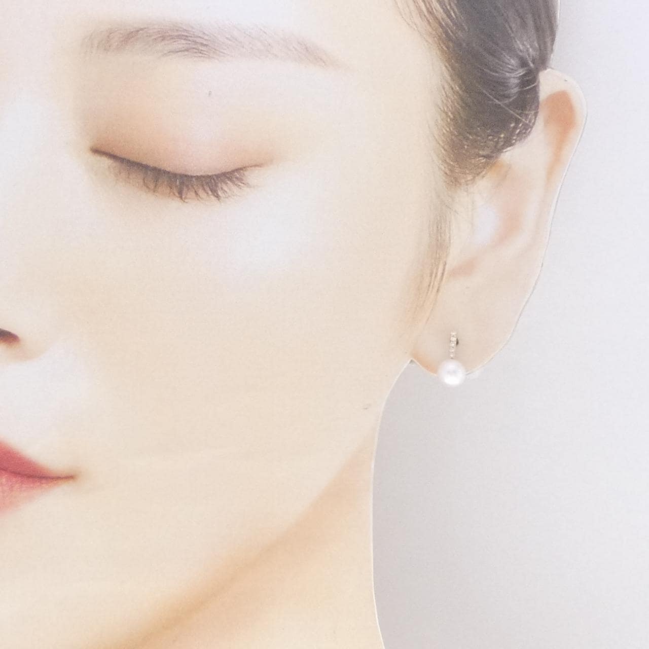 K18YG アコヤパール ピアス 5.8mm