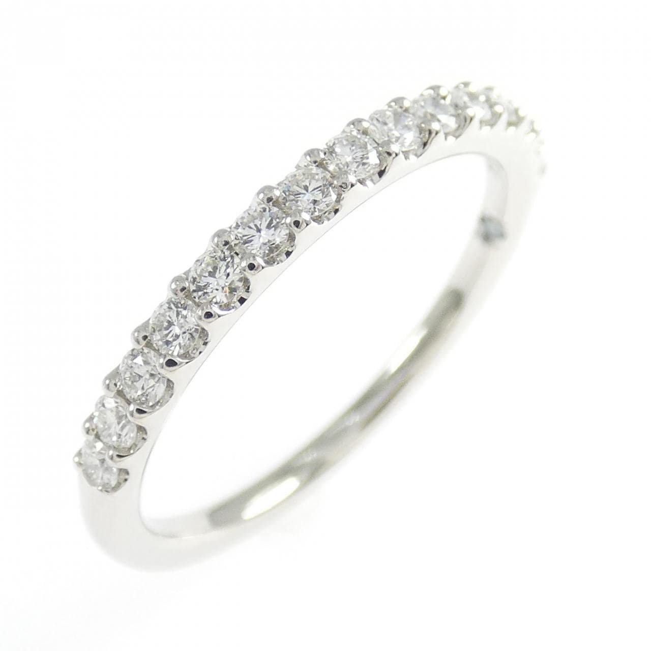 PT950 ハーフエタニティ ダイヤモンド リング 0.30CT